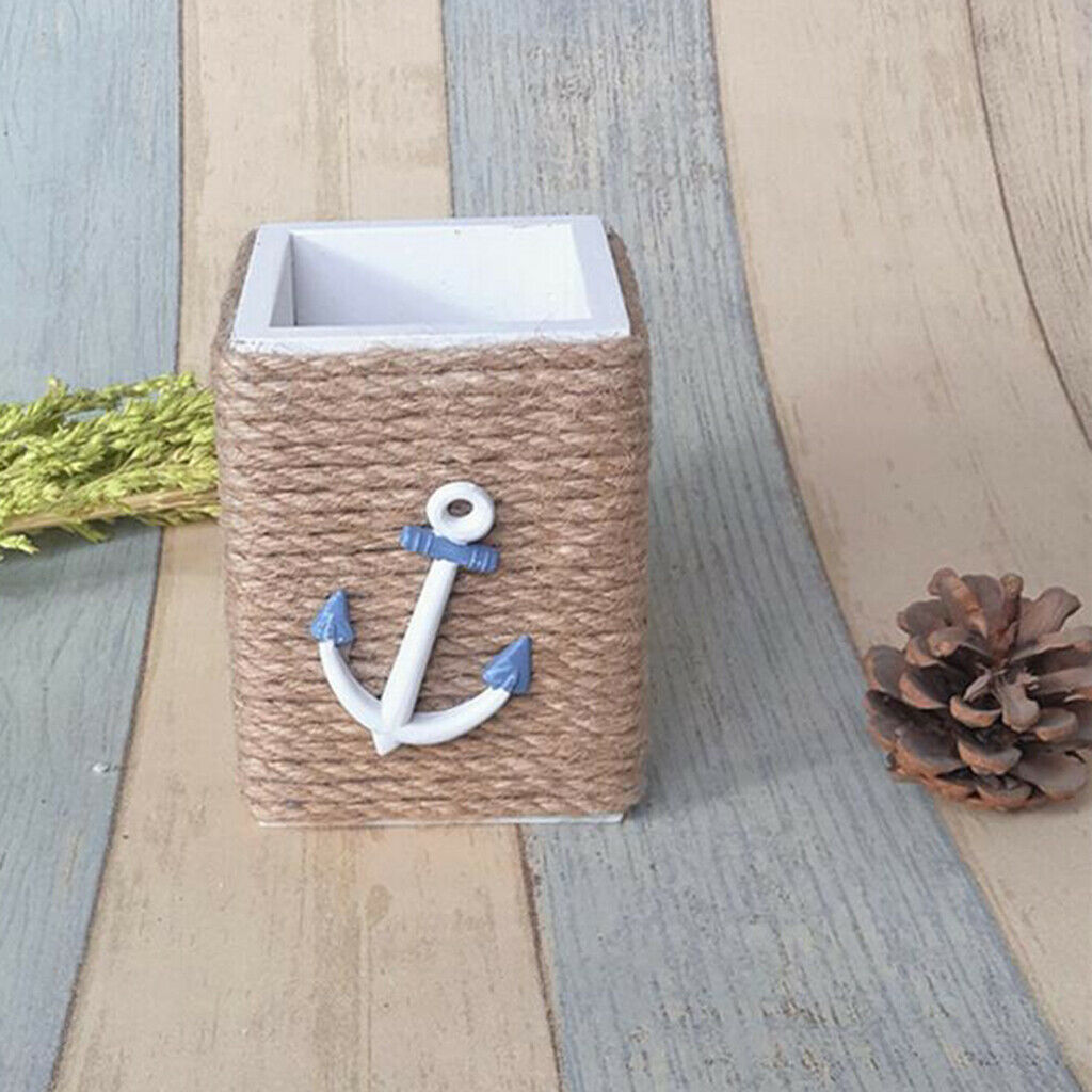 Exquisite pencil holder Mediterranean style desktop organizer  B