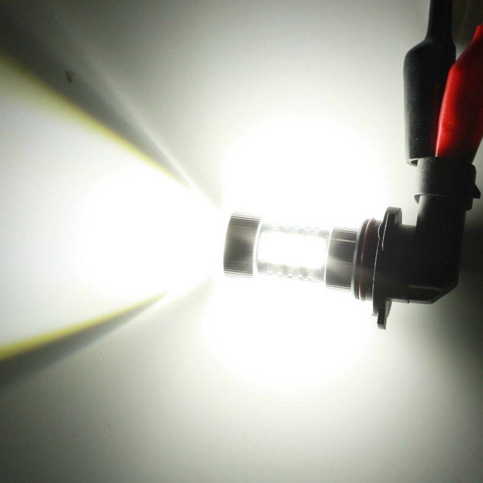 2*HB3 9005 High Power SMD X16 6000K 80W LED Projector Lens Fog DRL Light Bulb