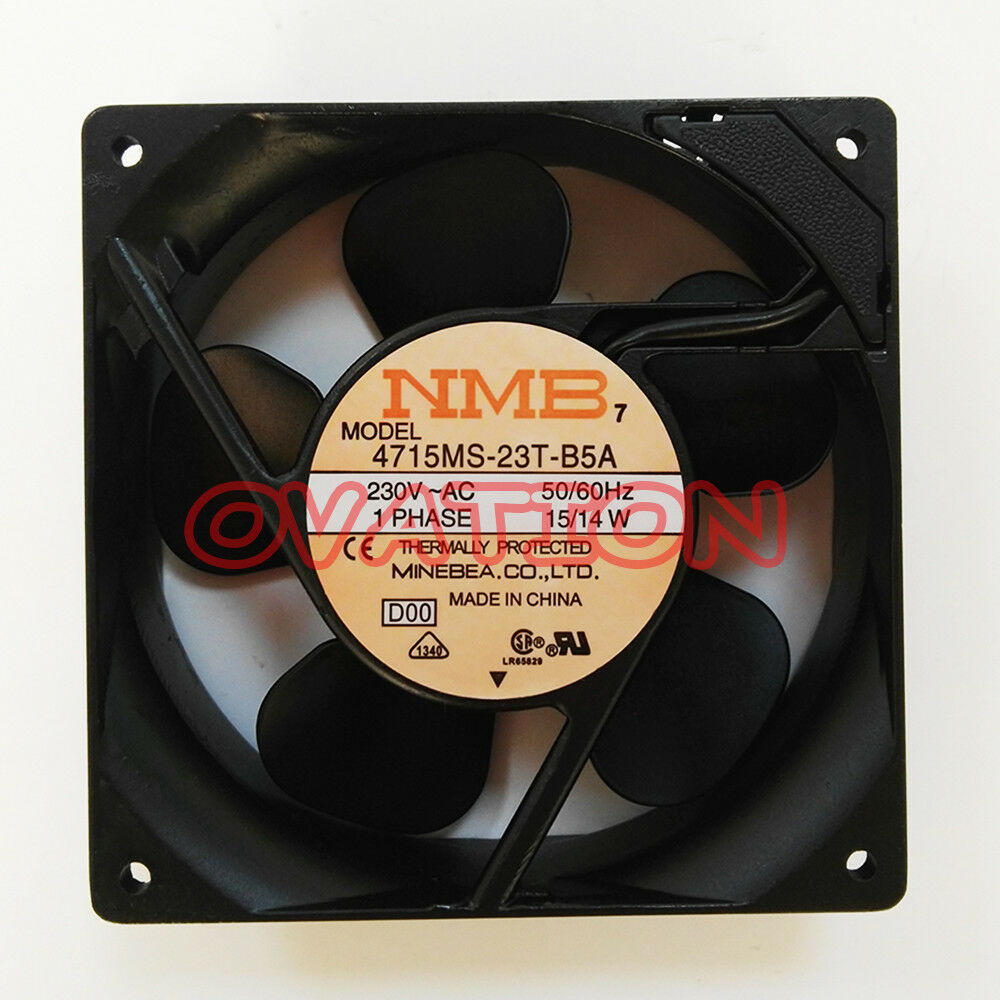 For NMB 4715MS-23T-B5A Cooling fan 230Vac 50/60Hz ,15/14W ,1 PHASE