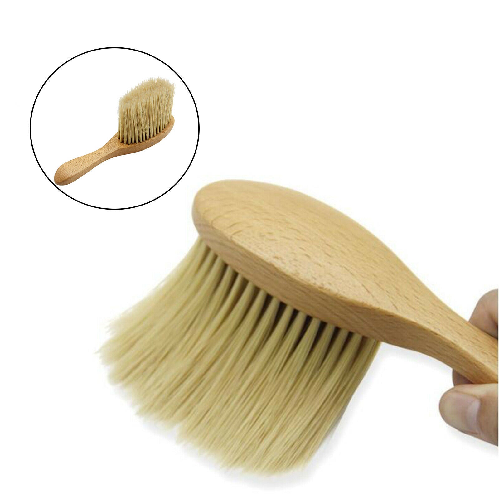 Nylon Hair Cleaning Brush Salon Men Women Brush Barber Hair Daily Use Tool