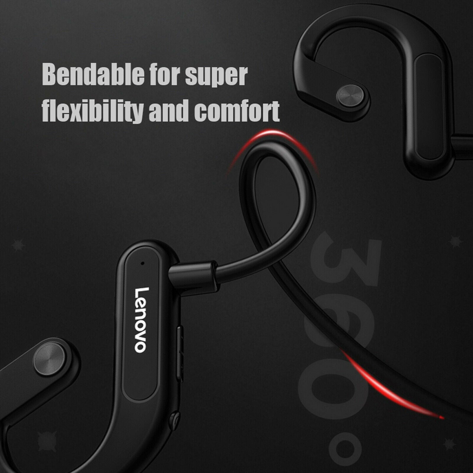 Wireless Bone Conduction Headphones Bluetooth 5.0 Lightweight for Gym Sports