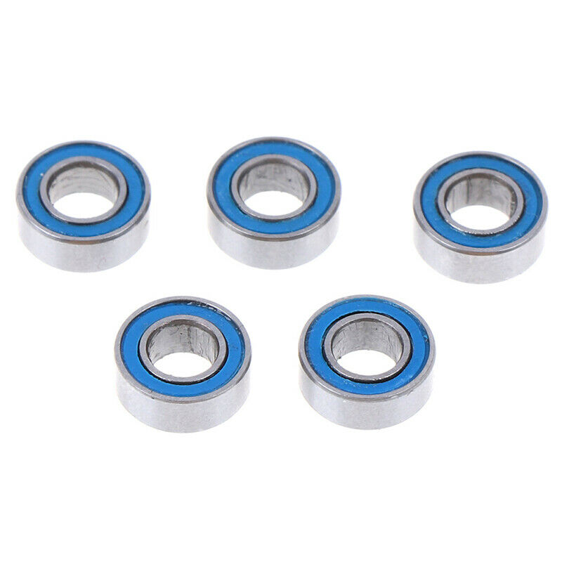 5Pcs Blue 4*8*3mm MR84RS MR84-2RS 4x8x3mm rubber sealed ball bearing]TEUSW HaSJ