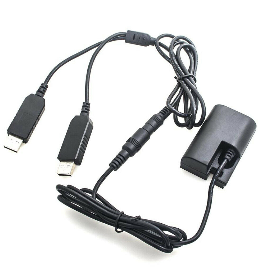 For Canon DR E6 DC coupler LP E6 dummy battery ACK E6 & USB power cord