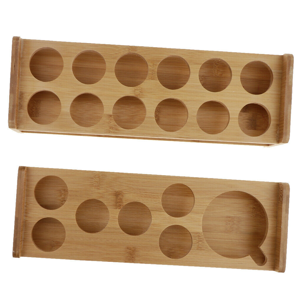 2x Shot Glass Wine Cup Rack Stand Holder Party Supplies 7/12 Holes Random