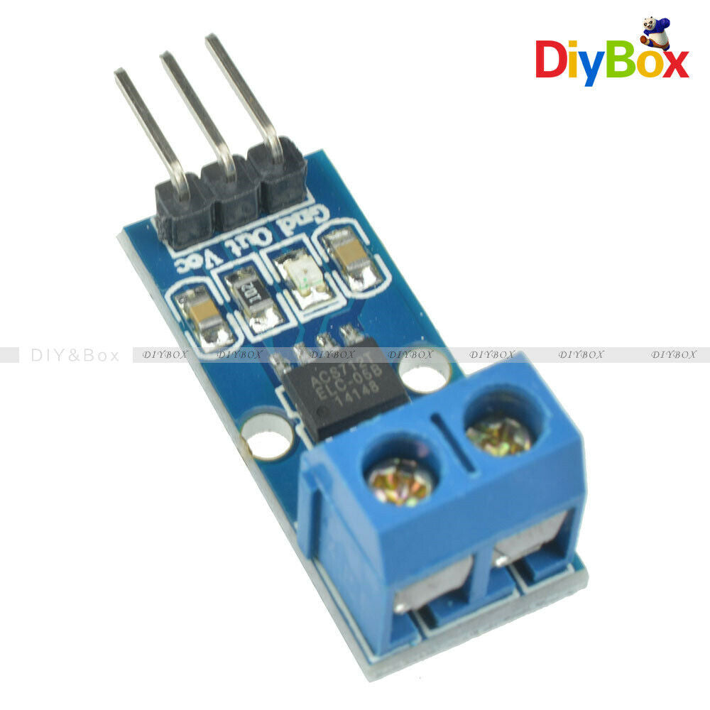 5A 5V Range Current Sensor PCB Board ACS712 Module M61 For Arduino