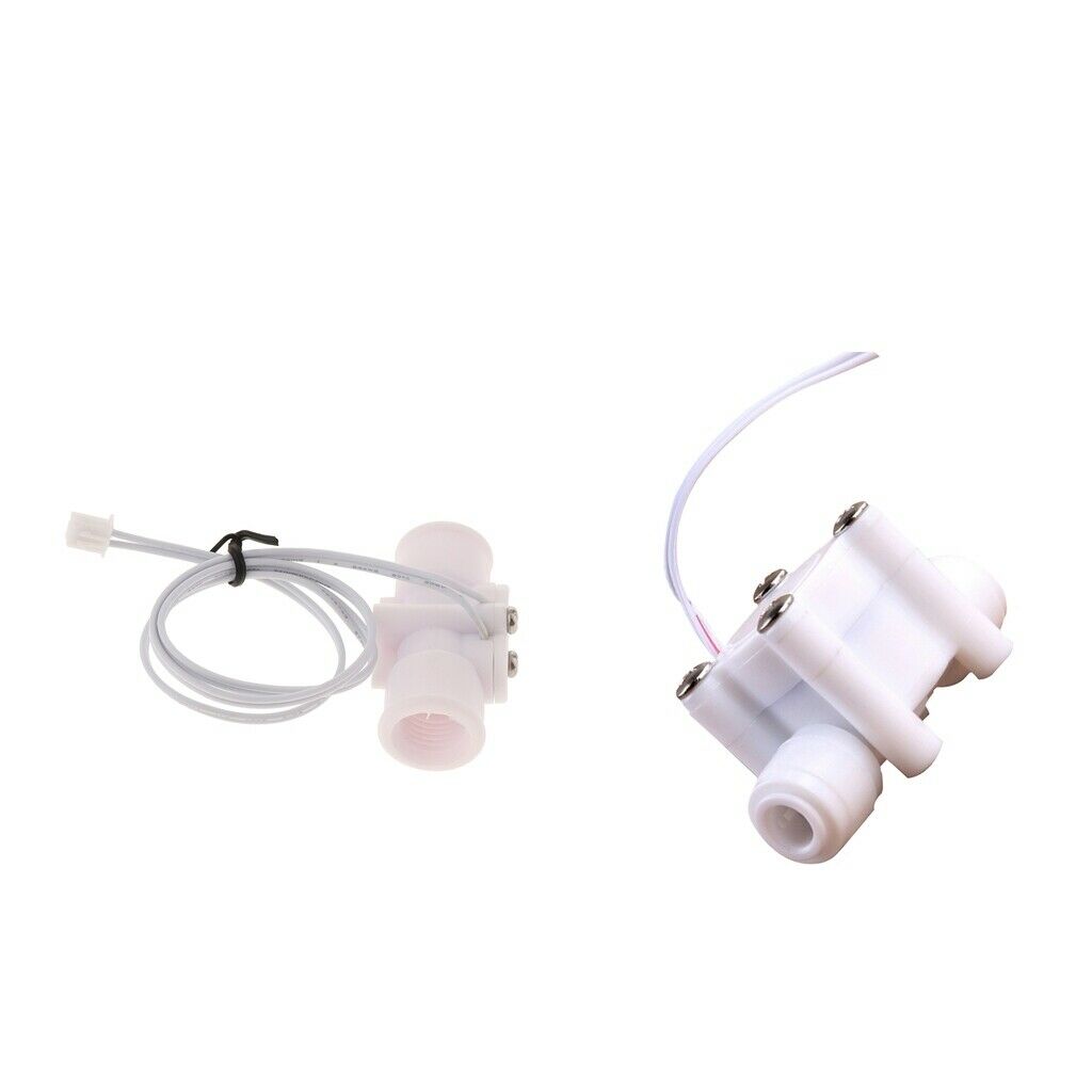2 Piece Pladtic Material Water Flow Sensor Switch for Heater Purifier G1/4+2
