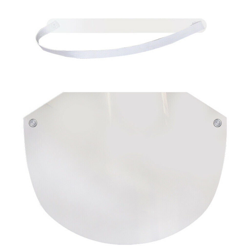 Face Shield Clear Anti-Fog Faceshield Outdoor Adjustable Elastic Headband