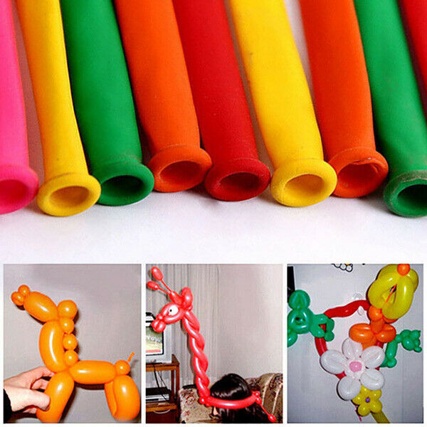 200 X DIY Making Modelling Twist Long Balloons Birthday Party Tying Animal Magic