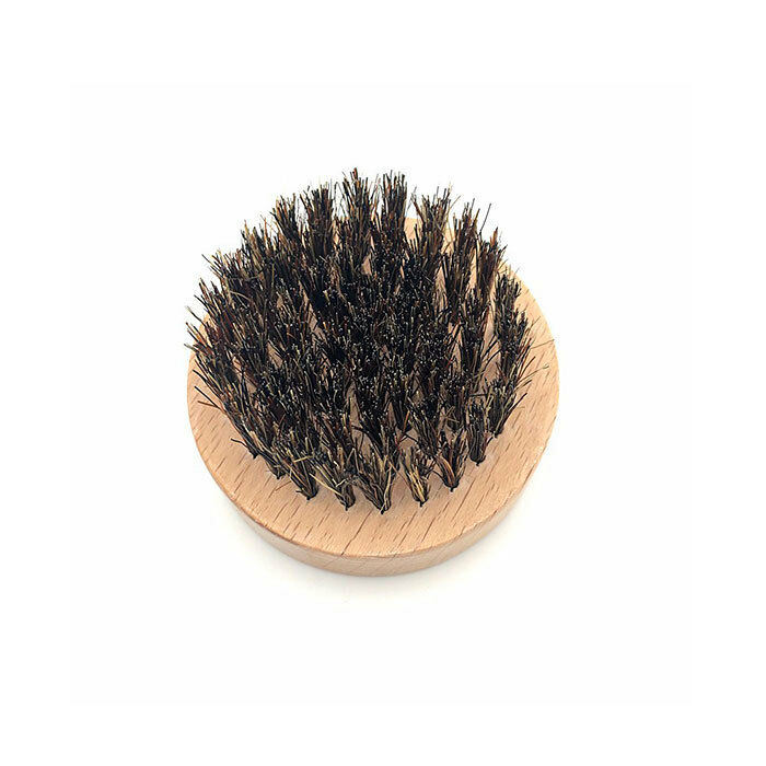 Brush for Beard Hair Of Wild Boar 100% Natural Round Man Bearded Man Beard New