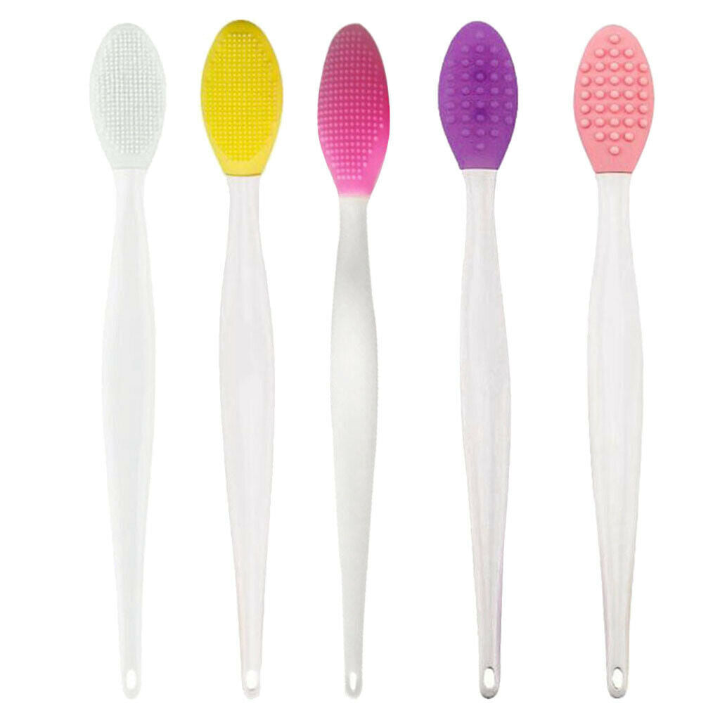 5x Women Men Facial Cleansing Silicone Wash Nasal Brush Blackhead Remove