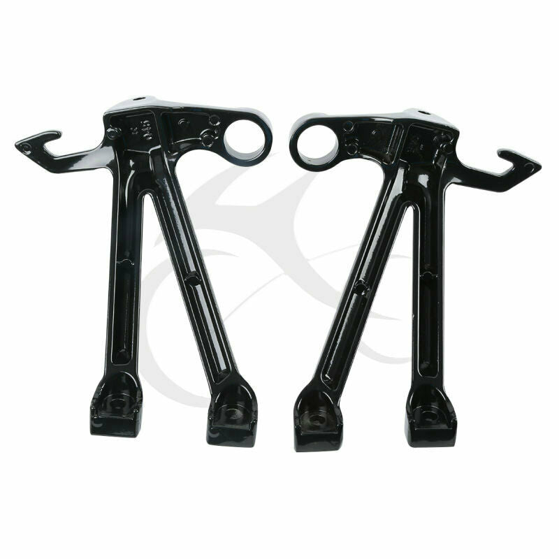 Rear Footrest Foot Pegs Bracket Set Fit For SUZUKI GSXR1000 2007-2008 Black