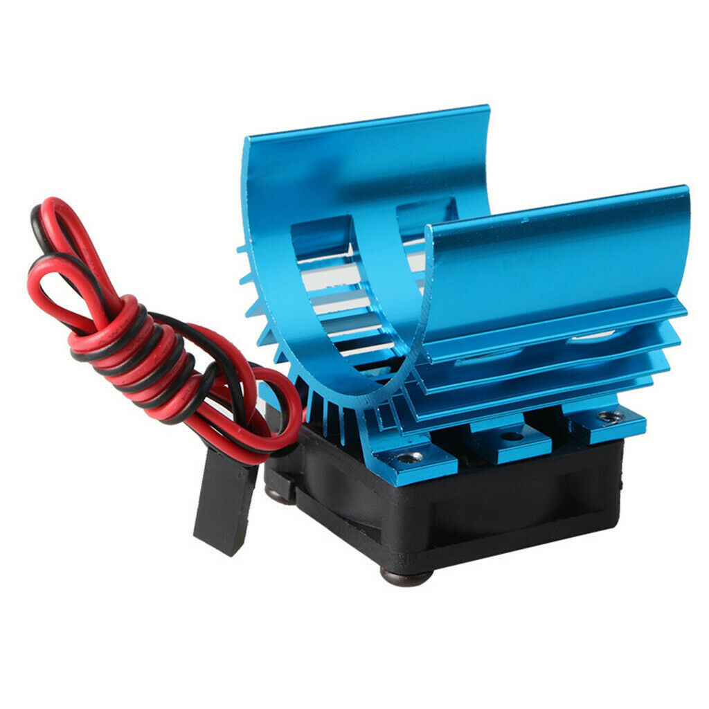 540 550 Motor Heatsink W/ Cooling Fan For HSP Axial  1/10 RC Car DIY