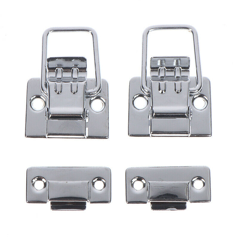 2Pcs Stainless Steel Chrome Toggle Latch For Chest Box Case Suitcase Tool Cl BD