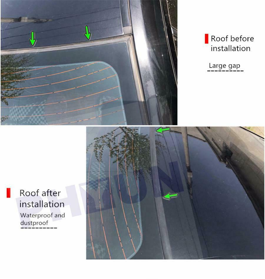 5m 20mm Rubber Seal Car Front Rear Windshield Sunroof Waterproof Dustproof Edge