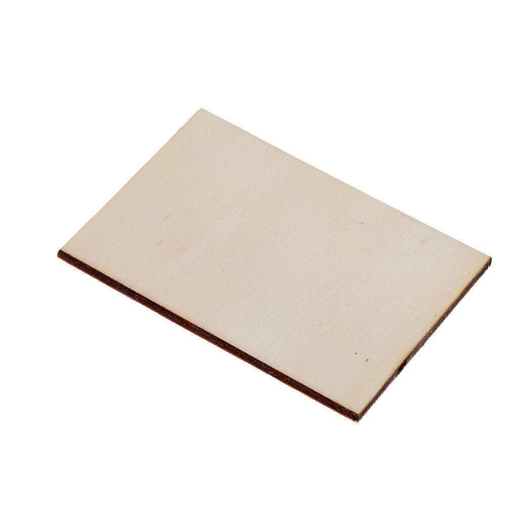 30 Pieces Rectangle Wood Sign Plaque Crafts wooden pieces