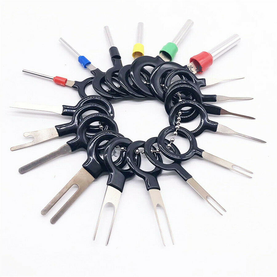 29 Pcs Universal Aluminum Alloy Wiring Connector Terminal Removal Puller Tools