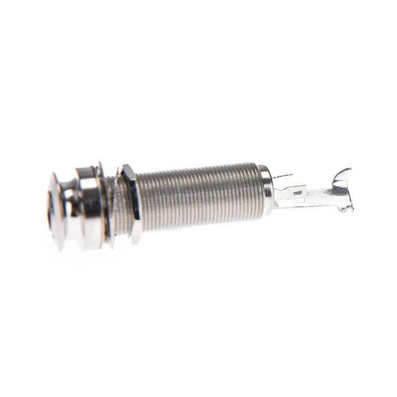 guitar endpin jack plug sockets for guitar 3 prong chrome threaded output B Lt