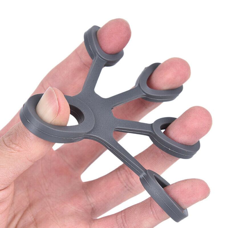 1pc Finger Hand Grip Silicone Ring Gripper Strengthener Exerciser Trainer Ban FG