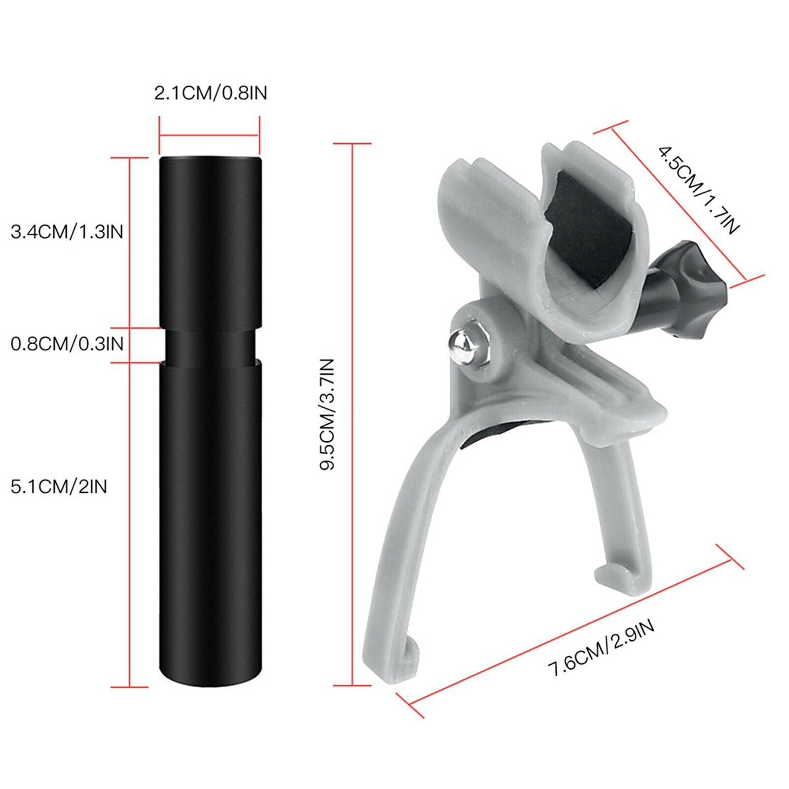 USB Rechargeable Drone LED Night Light Searchlight Holder for DJI FPV