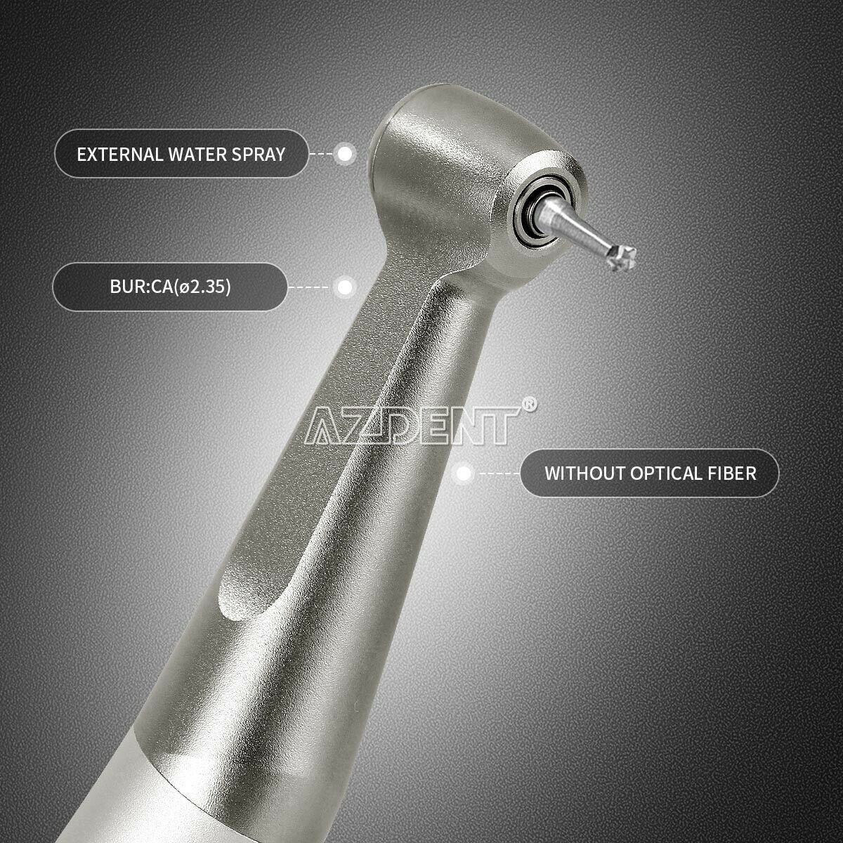 10Pcs NSK Style AZDENT Dental Contra Angle Low Speed Handpiece Push Button