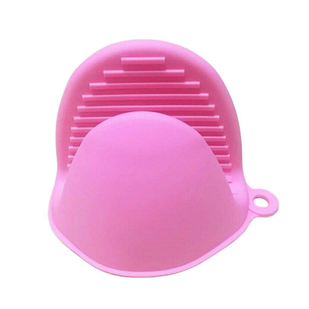 2 Pairs Insulation Silicone Gloves Non slip Oven Mitt Potholder Protector
