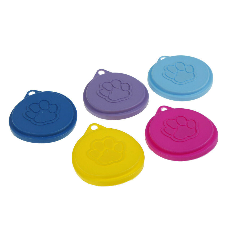 1Pc Pet Food Can Cover Lid Dog Cat Pet Tin Silicone Reusable Storage Ca.l8