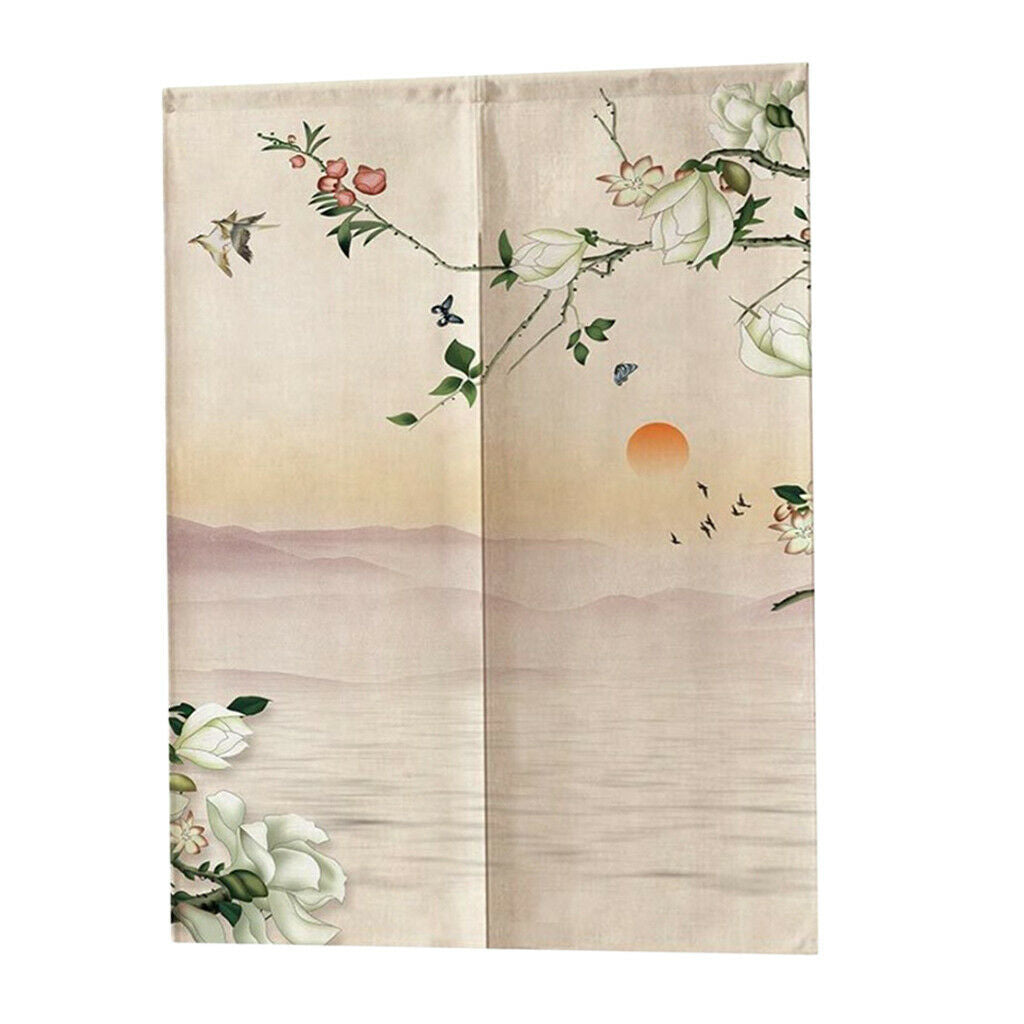 Chinese Door Curtain Japanese Noren Doorway Curtain Room Divider D_33x35inch