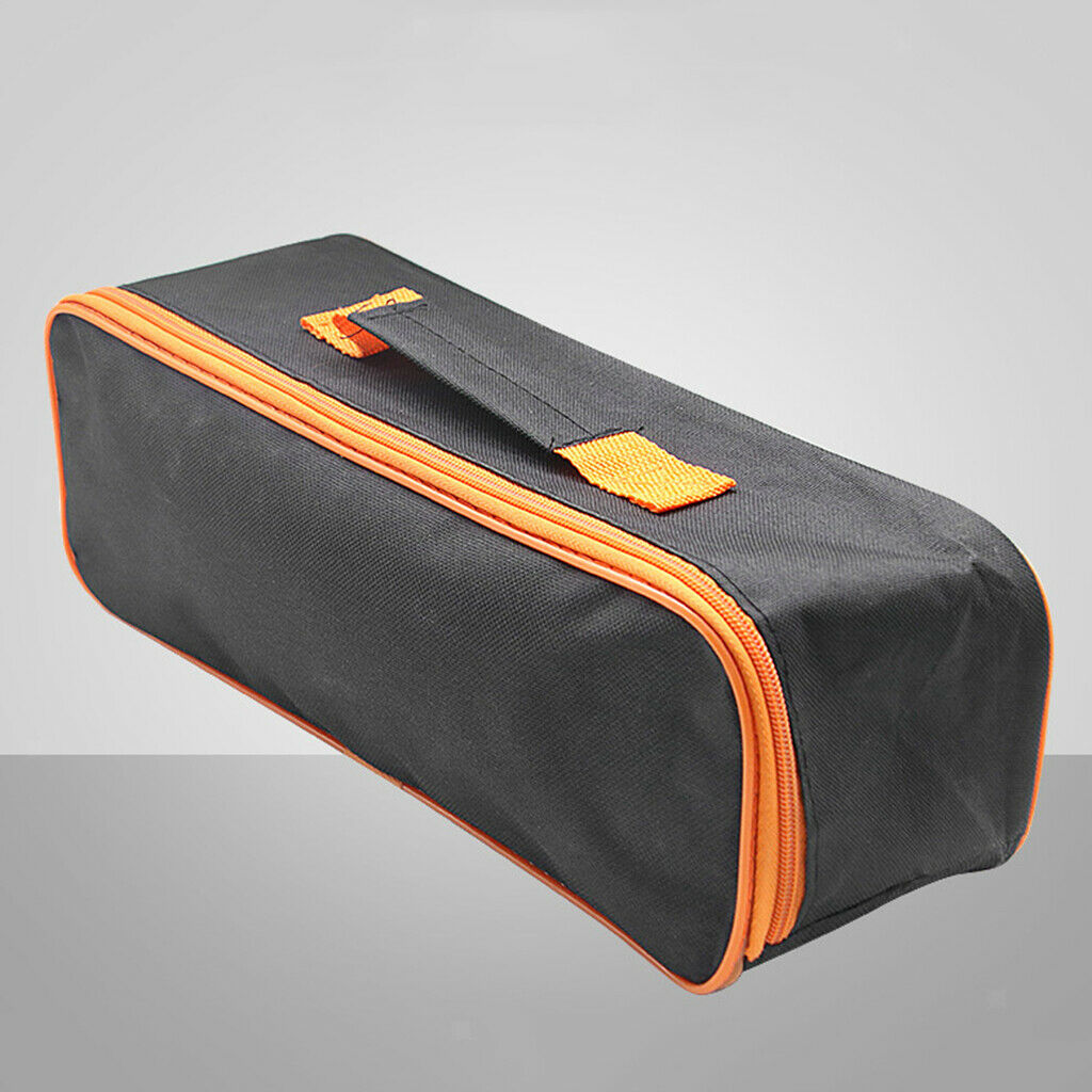 2Pieces Vacuum Cleaner Storage Bag with Zipper Conveneint 37x17x11cm Black