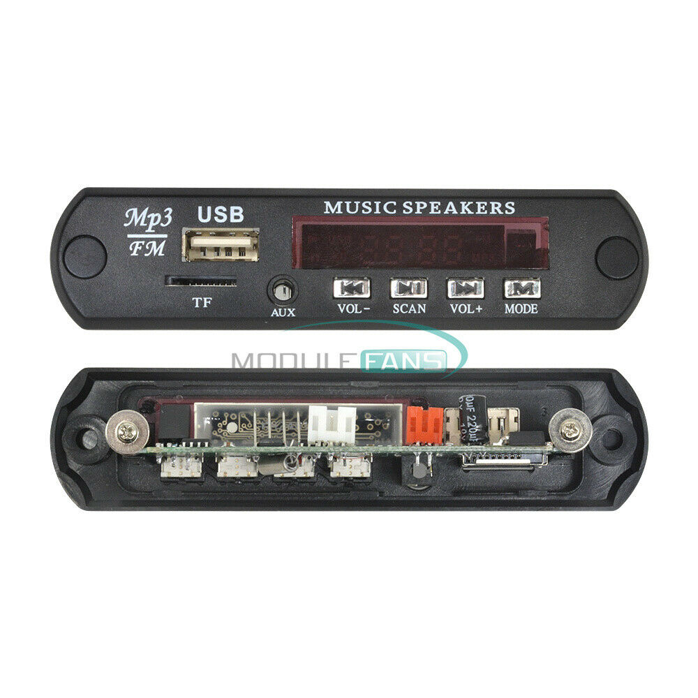 DC12V 2*15W Power Amplifier MP3 Decoder Board 5.0 Bluetooth w/ Radio FM Function