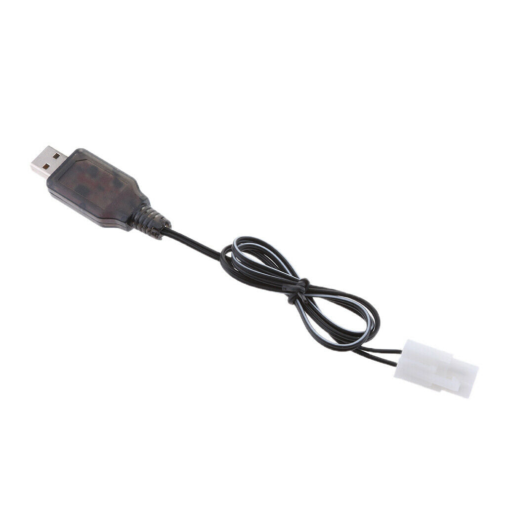 Premium 9.6V USB to L6.2-2P NI-MH/NI-Cd Battery Charge Cable for RC Drone