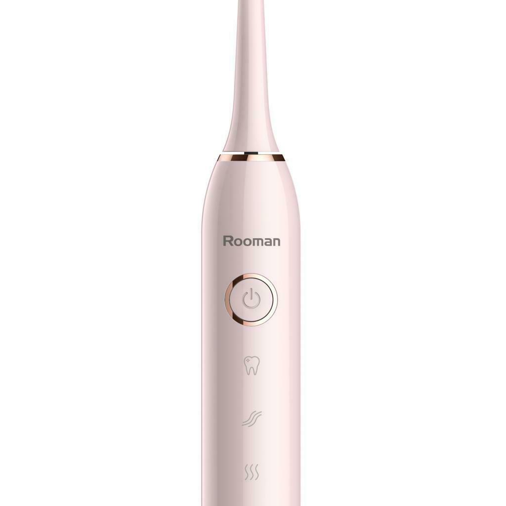 Rooman H5 Electric Toothbrush Deep Cleaning Brush with Head Pink