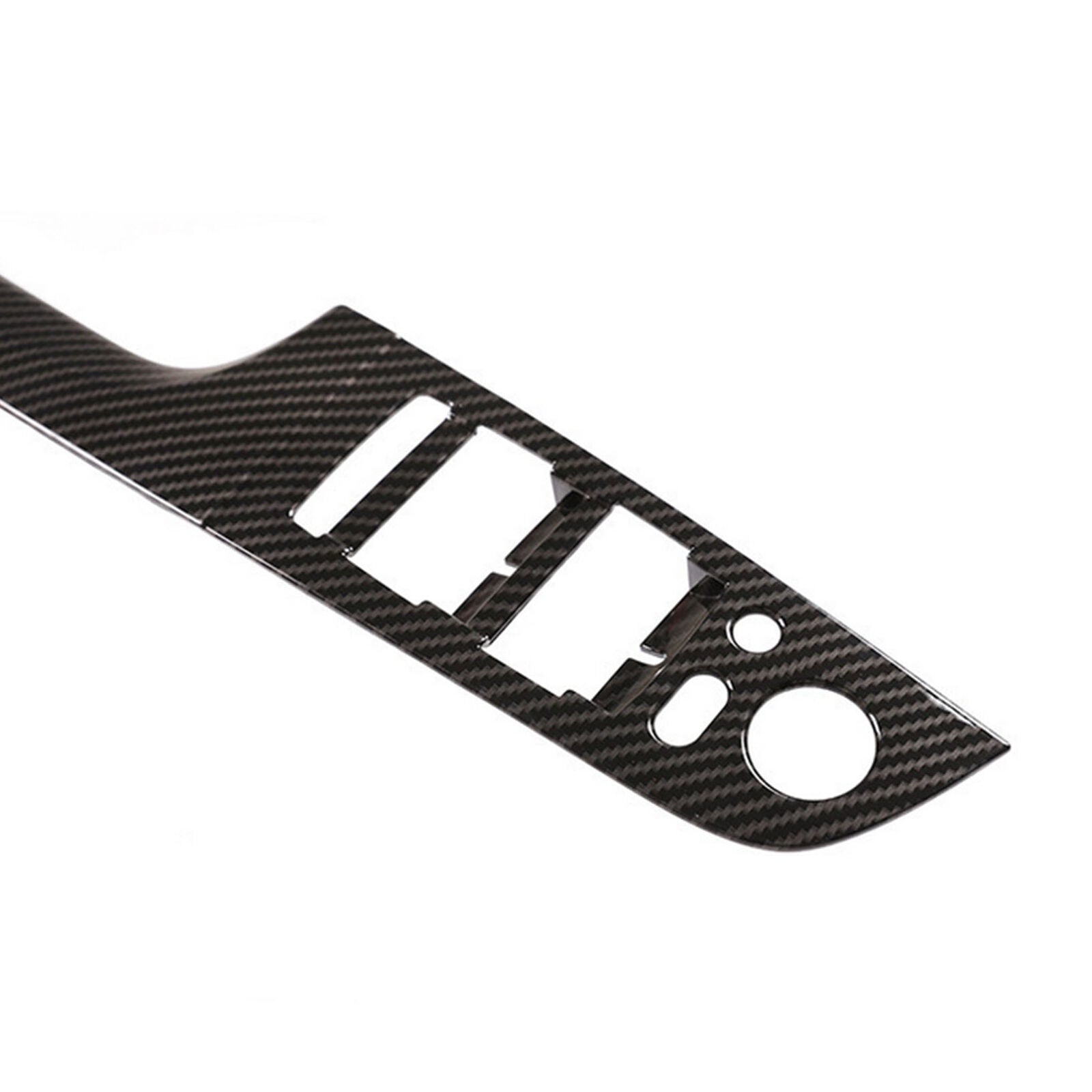 Carbon Fiber Style For BMW 3 Serie E90 Sedan Door Window Switch Button Cover