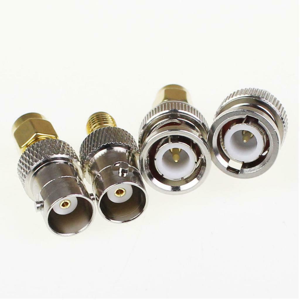 1 set / 4 pieces BNC to SMA Male Female RF Kit Adapter Connector Test