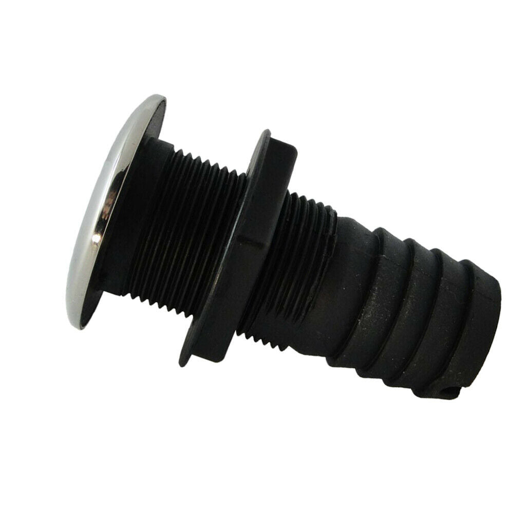 Heavy Duty Marine Grade Nylon Thru Hull Fitting Universal for 1-1/2" Hose