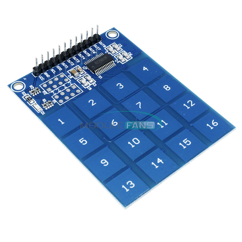 2PCS For Arduino TTP229 16 Channel Digital Capacitive Touch Switch Sensor Module