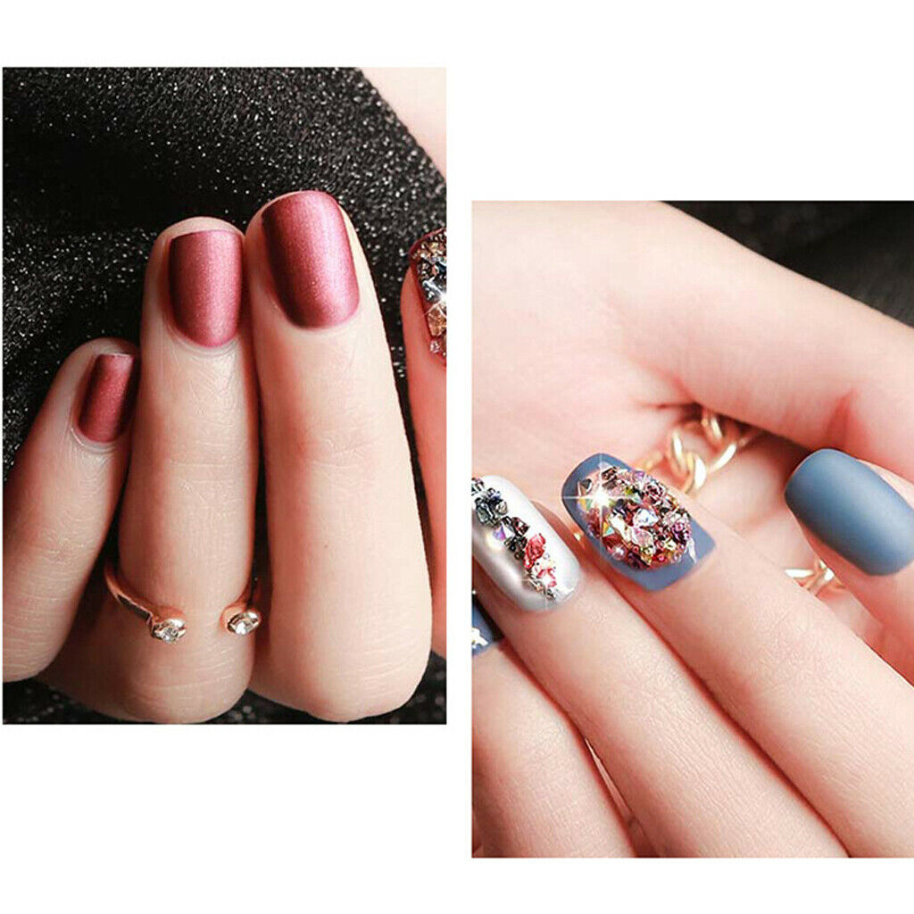 10 lot Manicure Nail Flatback Crystals Charms Painting Brushes Dotting Tools