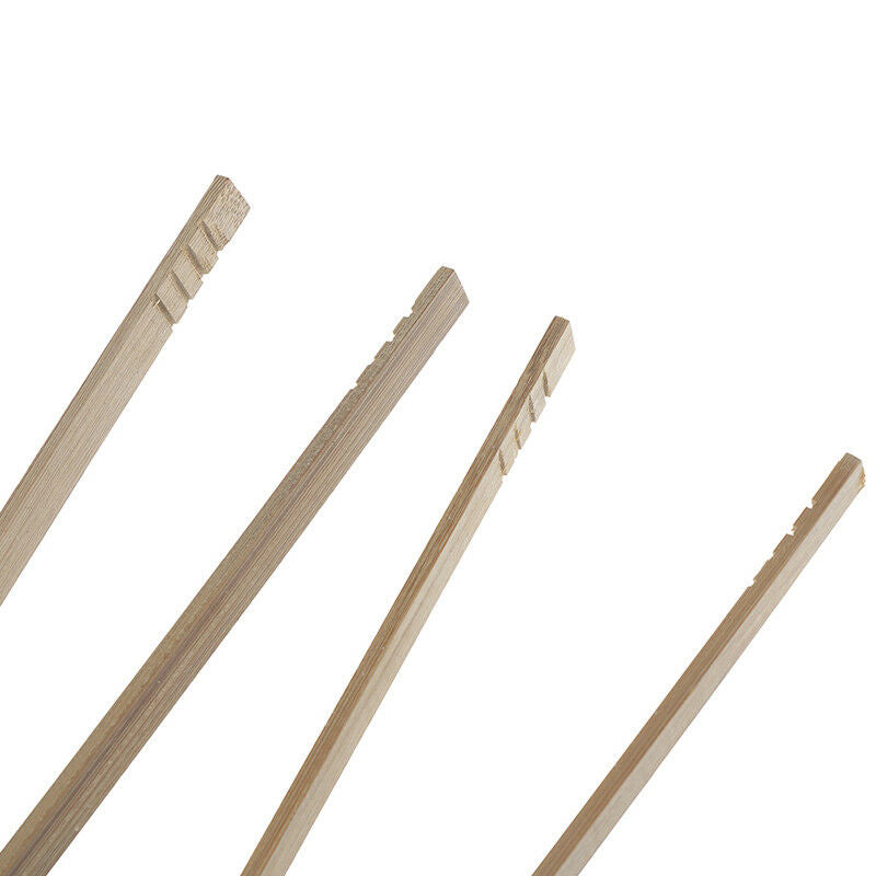 2pcs Bamboo Clip Cooking Kitchen Tongs Food BBQ Tool Steak Cake Wooden .l8
