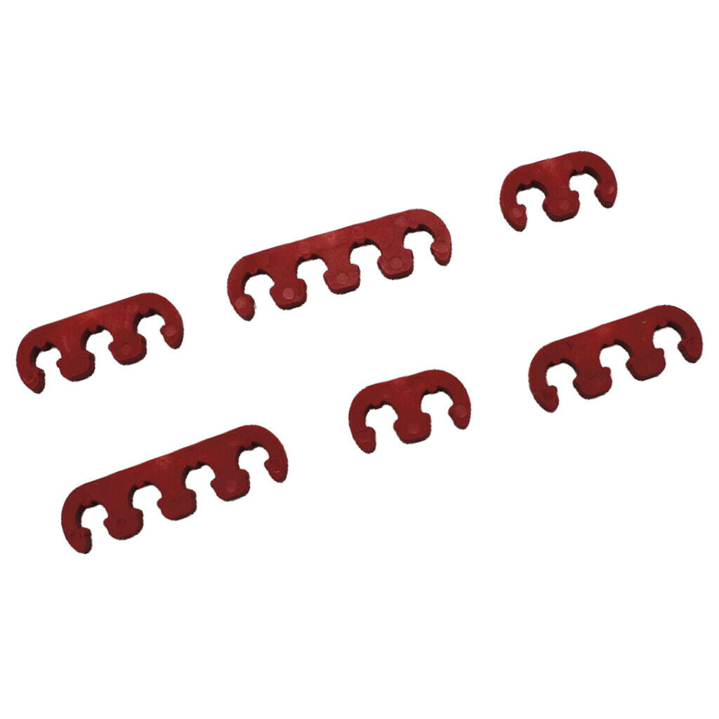 6x Plastic Spark Plug Wire Separators 7mm 8mm 9mm Universal For Chevy Ford