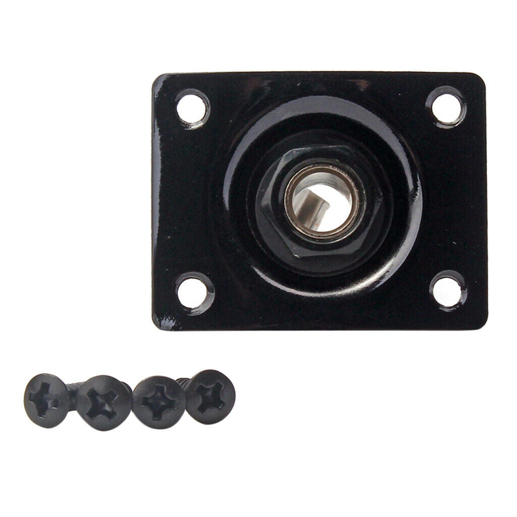 6.35mm Square Output Input  Socket Plate for LP SG Electric Guitar Parts