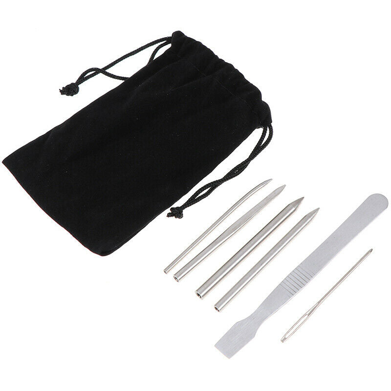 6Pack Paracord Bracelet Stainless Steel Fid Lacing Stitching Needles Tool.l8
