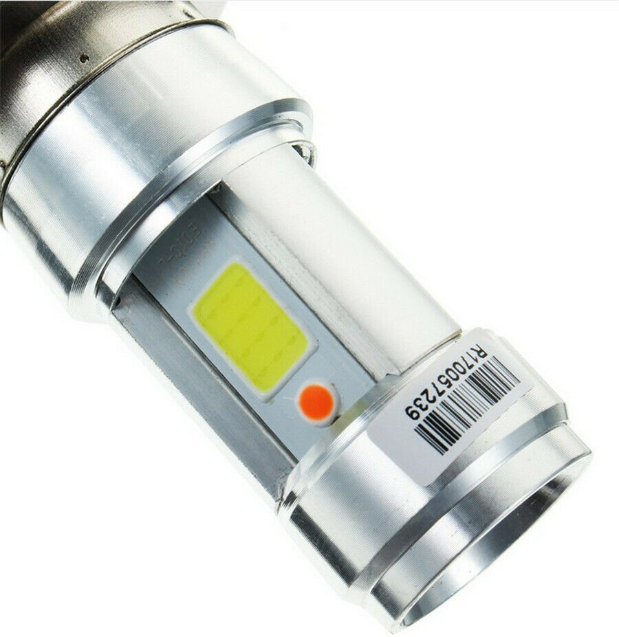 Motorcycle Headlight Bulbs 18 W BA20D White 6000 K Dual Colors Led COB lighting