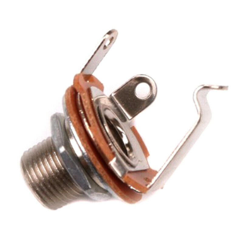 6.35mm 2-Conductor Mono Chassis Guitar Jack Input Output Guitar Accessori.l8