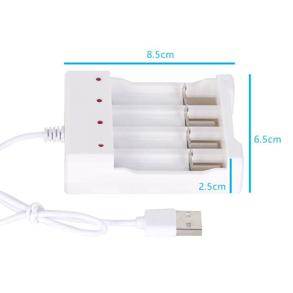 DC 5V USB Fast Charging Battery Charger AAA and AA Rechargeable Battery Station