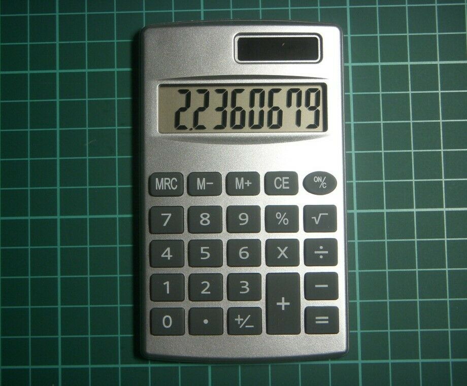 My solar calculator 8 digits display dual power portable for school & offices