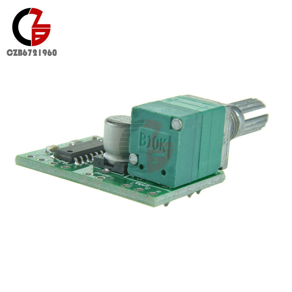 2PCS PAM8403 Dual Channel 3W*2 Digital Audio Amplifier Board 5V USB w/ Switch