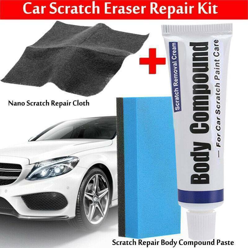 Magic Car Scratch Remover Nano Polish Cloth &Paint Scuffs Body Compound Paste US