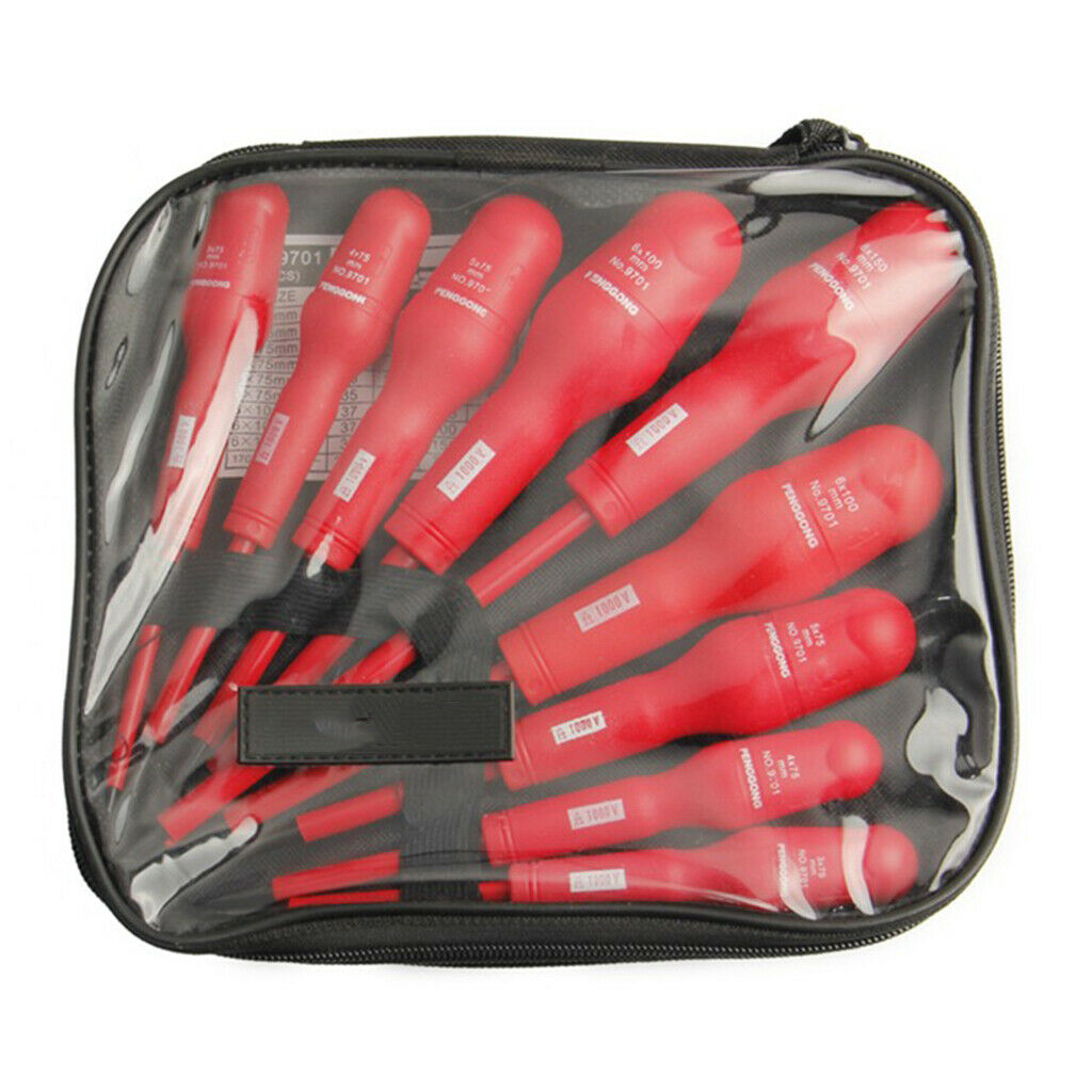 9pcs Insulated Screwdriver Set Electron  Precision Hand Tools