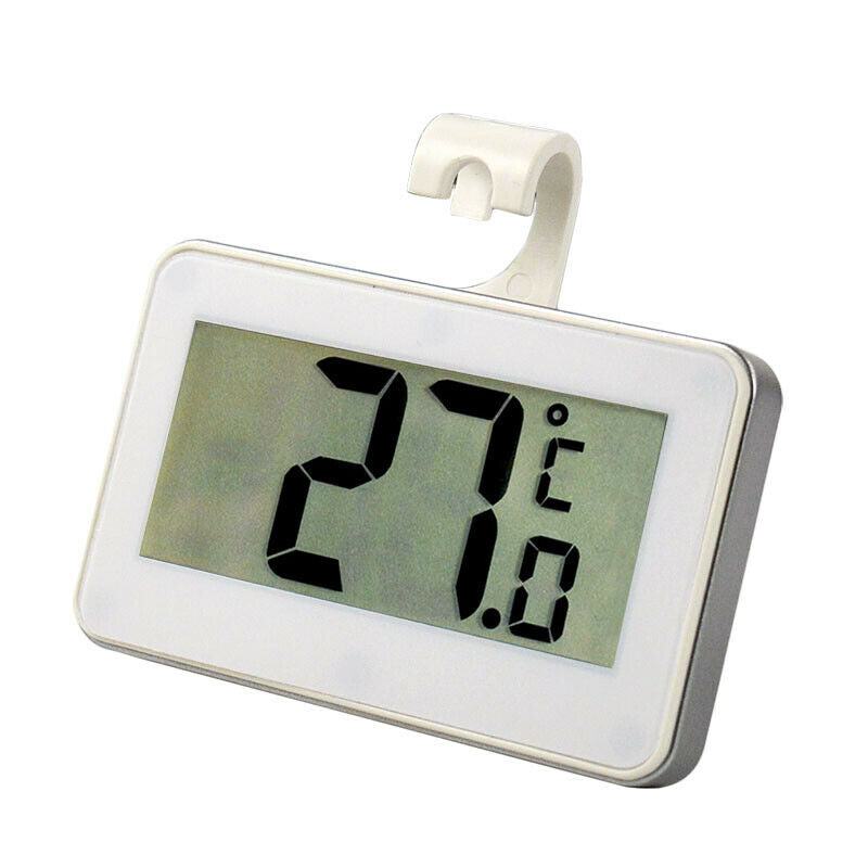 1Pcs LCD Digital Electronic Hook Hanging Thermometer For Indoor Fridge Freezer
