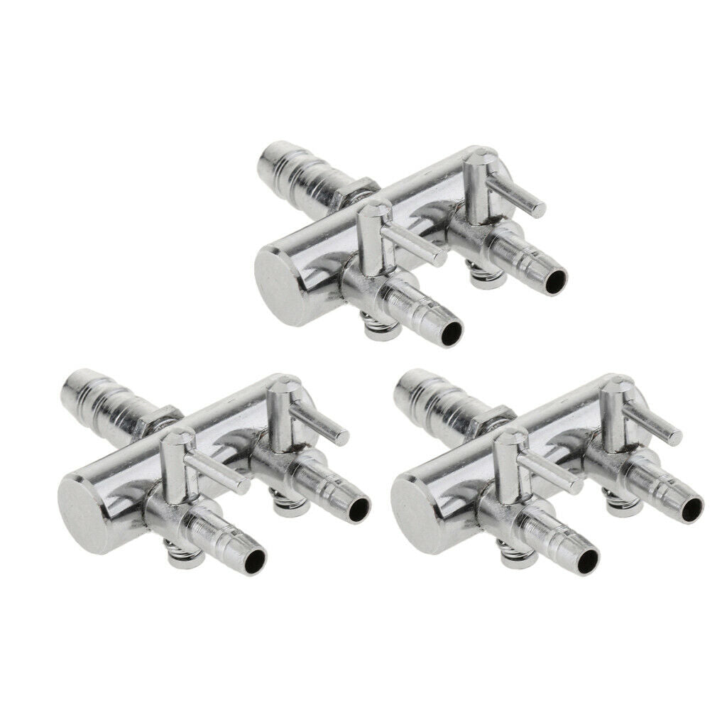 3pcs Aquarium Aquarium Air  Regulating Valve Distributor