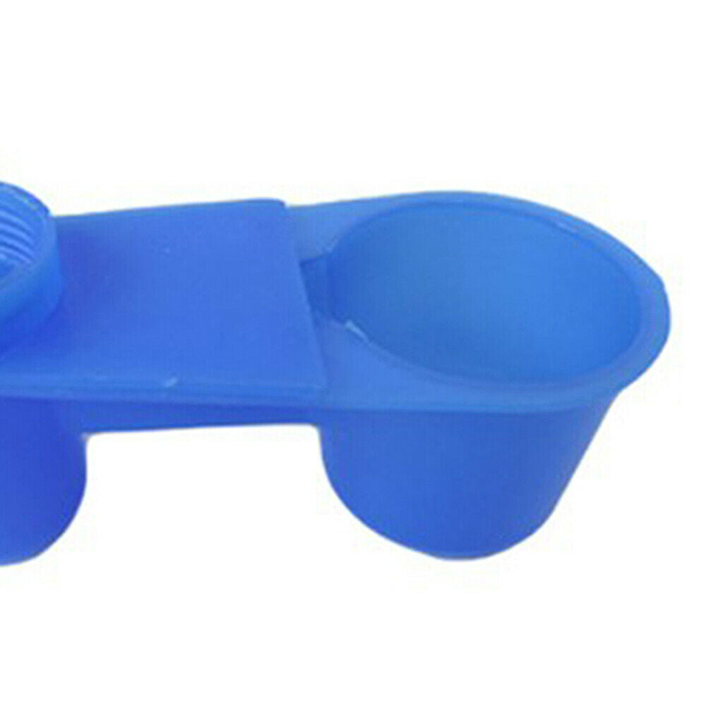 10x Bird Drinker Feeder Cups Parrot Feeder Drinking Bowl Bird Water Drinker